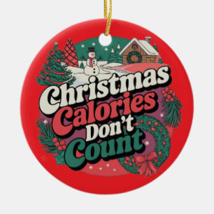 Pizza Christmas, Funny Foodie, White Elephant Gift Ceramic Ornament