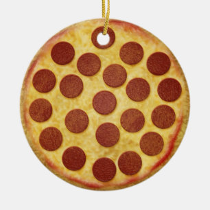 Pizza Christmas Tree Ornament