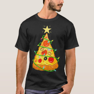 Pizza Christmas Tree Pizza Lover Gift T-Shirt
