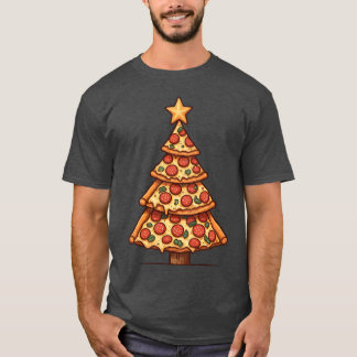 Pizza Christmasree friends T-Shirt