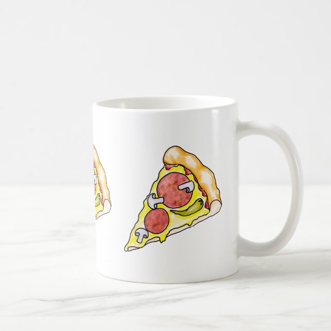 Pizza Coffee Mug (Right)