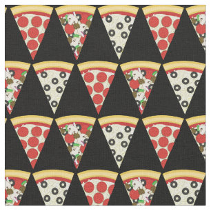 Pizza Cute Food Kids Fabric