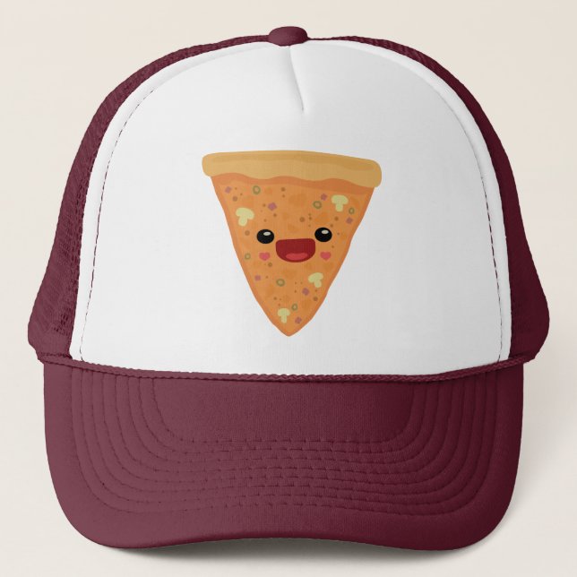 Pizza Cutie Trucker Hat (Front)
