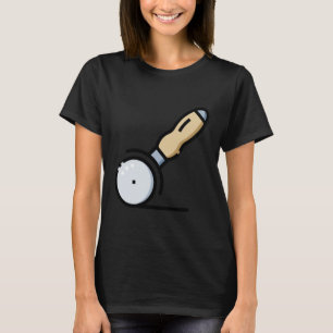Pizza Cutter Slicer Pie Maker Chef Cook 1 T-Shirt