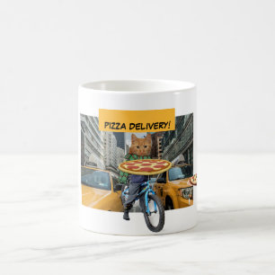PIZZA DELIVERY! CAT Coffee mugs
