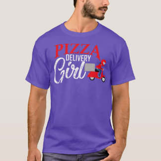 Pizza Delivery Girl Matching Pizza Costume For Wom T-Shirt