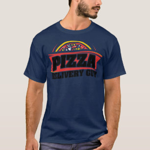 Pizza Delivery Guy Eating Pizza Italian Food Lover T-Shirt
