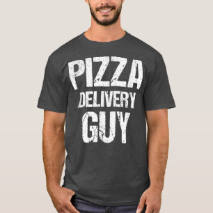 Pizza Delivery Guy Eating Pizza Italian Food Lover T-Shirt