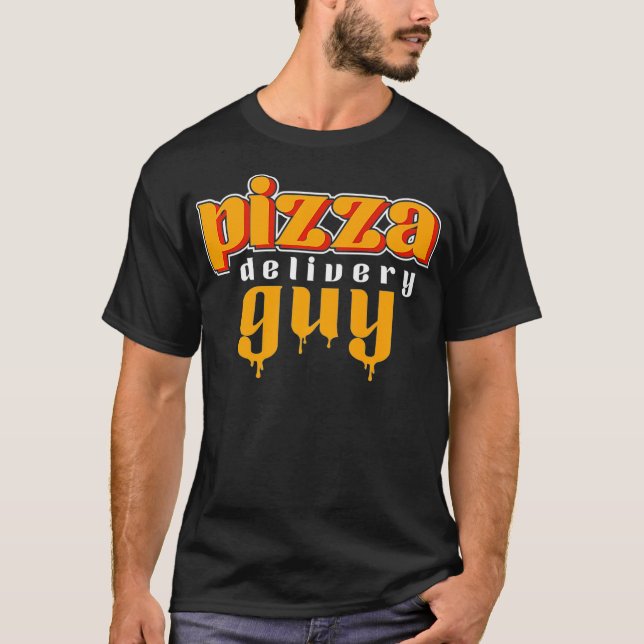 Pizza Delivery Guy - Great Pizza Funny Quote Premi T-Shirt (Front)