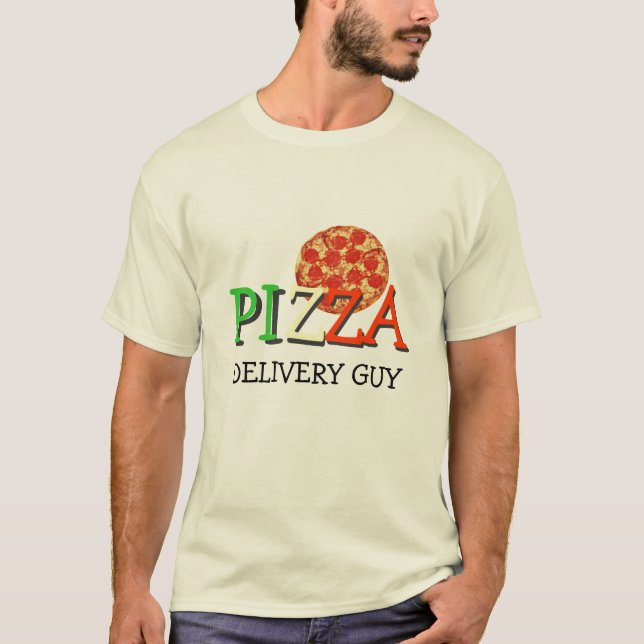 Pizza Delivery Guy T-Shirt (Front)