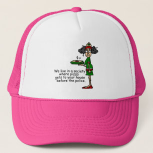 Pizza Delivery Humour Trucker Hat