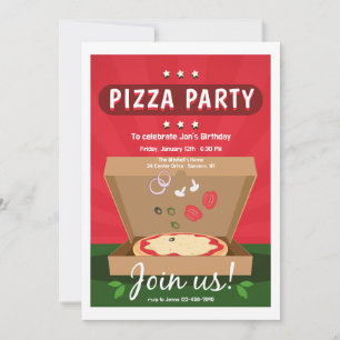 Pizza Delivery  Invitation
