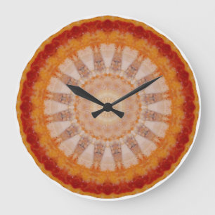 Pizza Design Round Clock