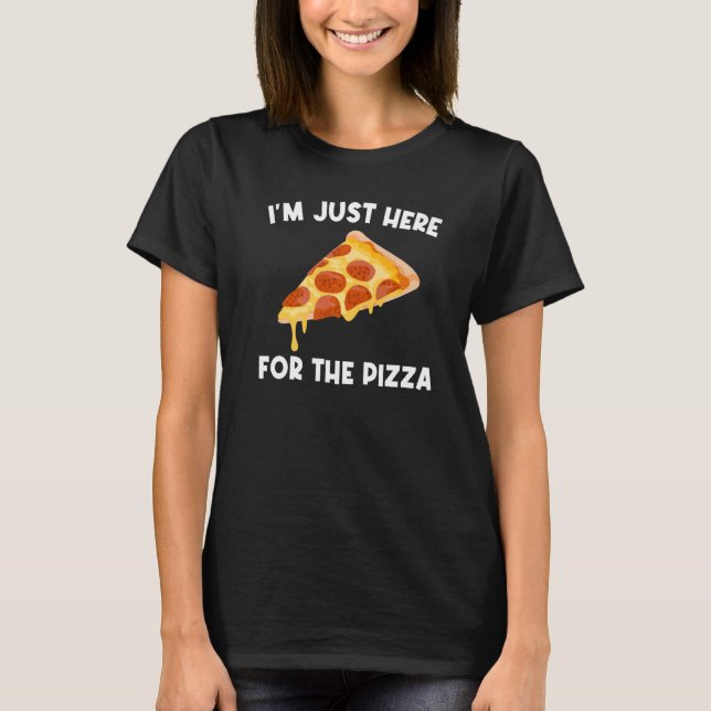Pizza Designs For Men Women Food Pun Pie Foodie Ea T-Shirt (Front)