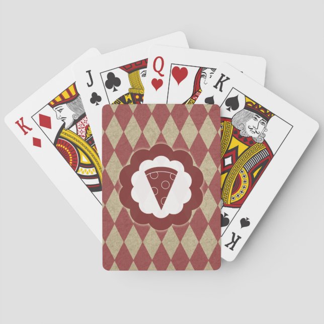 pizza diamonds playing cards (Back)
