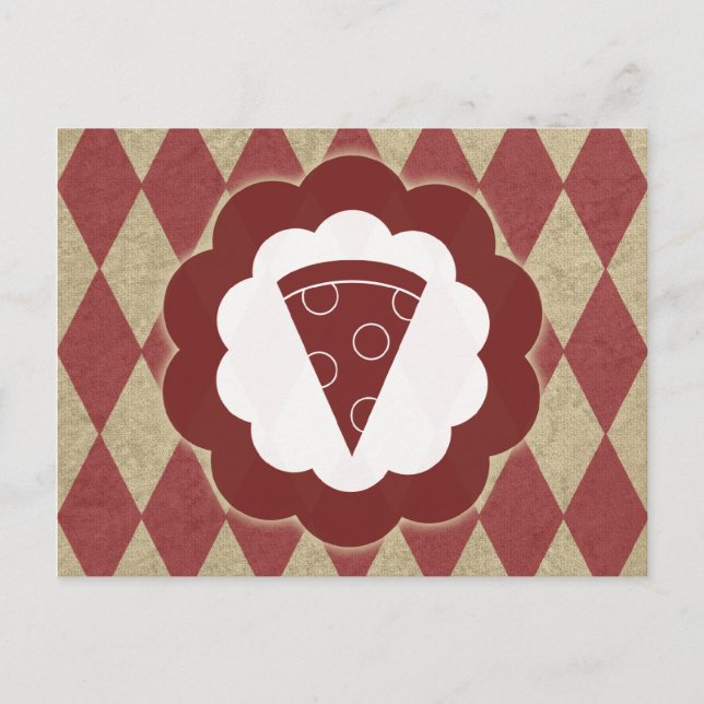 pizza diamonds postcard (Front)