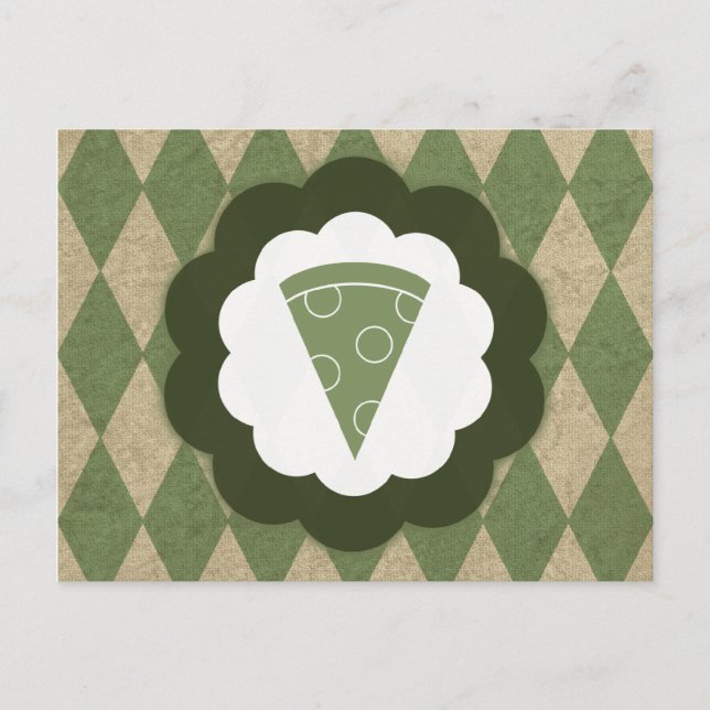 pizza diamonds postcard (Front)