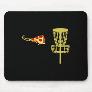 Pizza Disc Golf Frisbee Funny T Shirt Gift For Men Mouse Pad