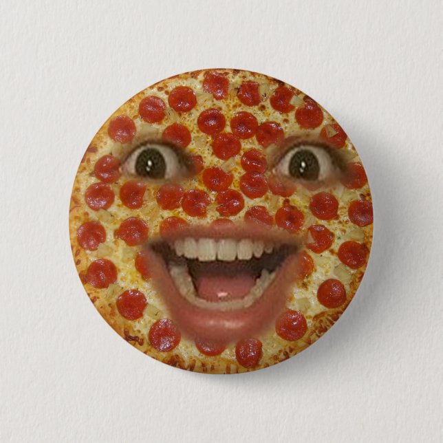 Pizza Face Button (Front)