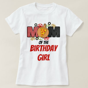 Pizza First Birthday Girl Mum shirt