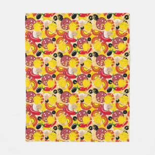 Pizza Fleece Blanket