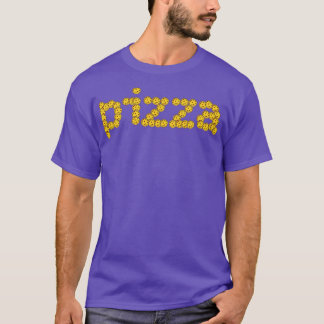 Pizza Food Typography T-Shirt