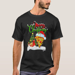 Pizza Food  Xmas Decorations Santa Pizza Christmas T-Shirt