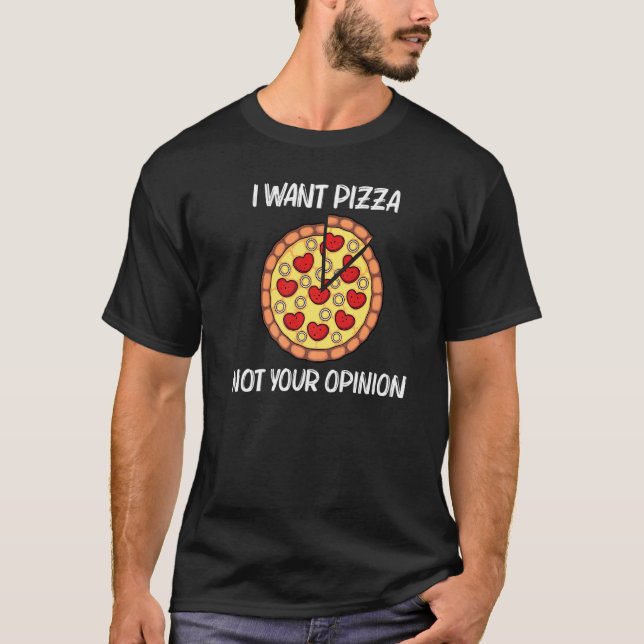 Pizza For Men Women Pizza  Chef Pepperoni Foodie T-Shirt (Front)