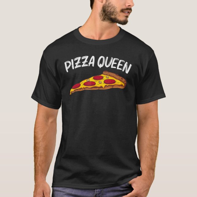 Pizza For Women Mum Italian Food Pizza  Pepperoni T-Shirt (Front)