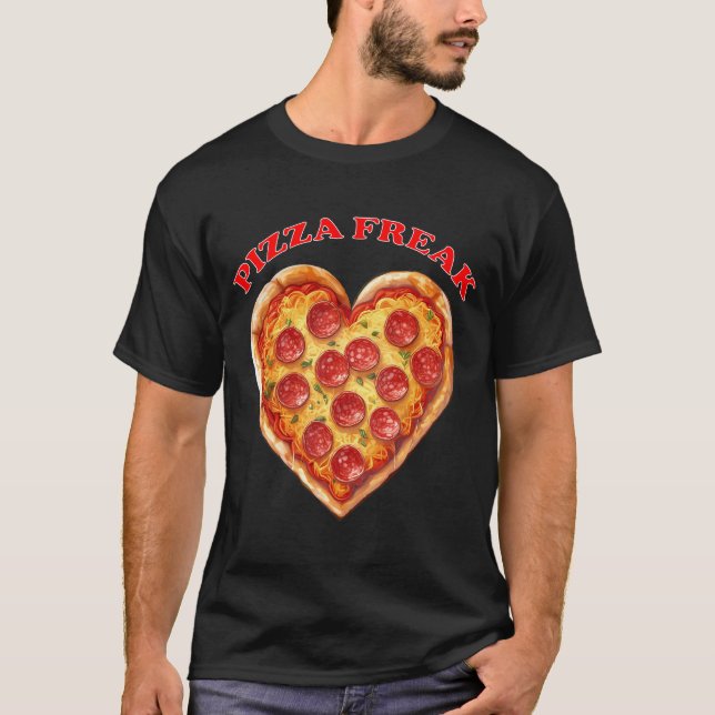 Pizza Freak T-Shirt (Front)