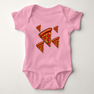 Pizza Friday Design - Baby Jersey Bodysuit