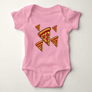 Pizza Friday Design - Baby Jersey Bodysuit