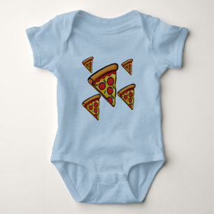 Pizza Friday Design - Baby Jersey Bodysuit