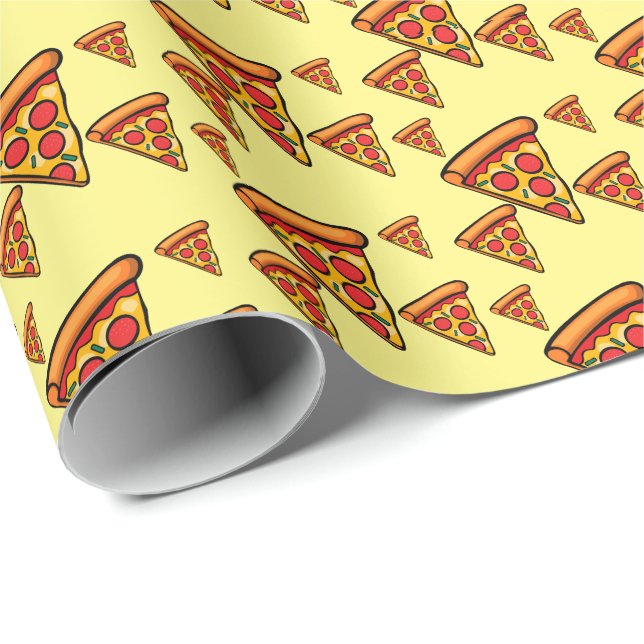 Pizza Friday Design - Matte Wrapping Paper (Roll Corner)
