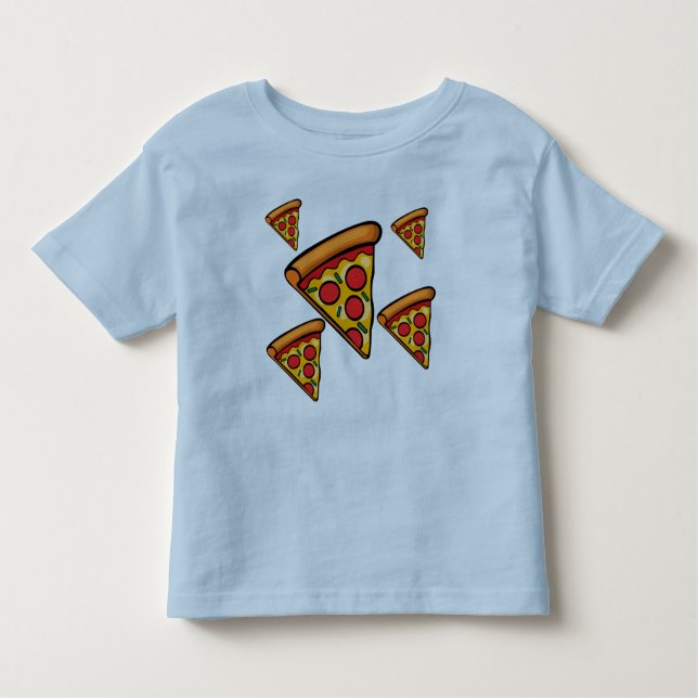 Pizza Friday Design - Toddler Fine Jersey T-Shirt (Front)