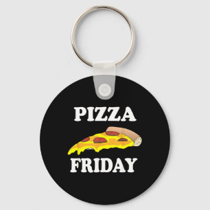 Pizza Friday - Funny Tee Shirt Key Ring