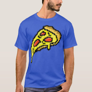 Pizza Funny Fast Food Piel Art Video Gamer Gaming  T-Shirt