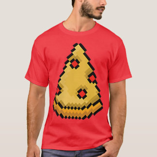 Pizza Funny Fast Food Piel Art Video Gamer Gaming  T-Shirt