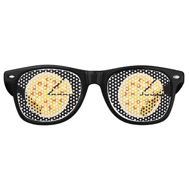 PIZZA FUNNY PARTY SUNGLASSES (Front)