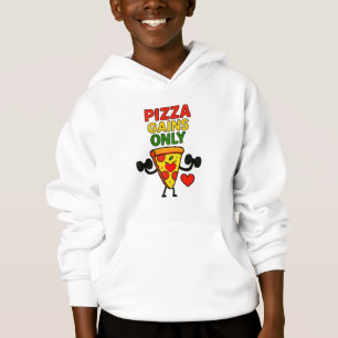 Pizza Gains Only – Funny Fitness Pizza Lover