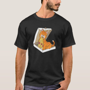 Pizza Ginger Cat Pet T-Shirt