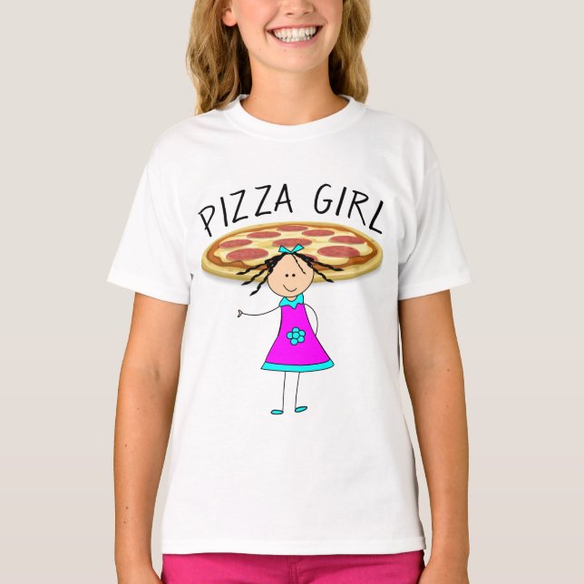 PIZZA GIRL T-shirts (Front)