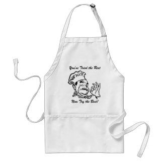 Pizza Guy Apron with Pizza Box Phrase