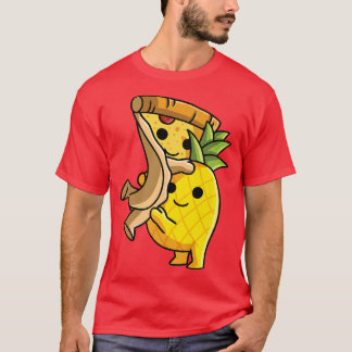 Pizza Hawaii couple  Pineapple lifting Pizza up  T-Shirt