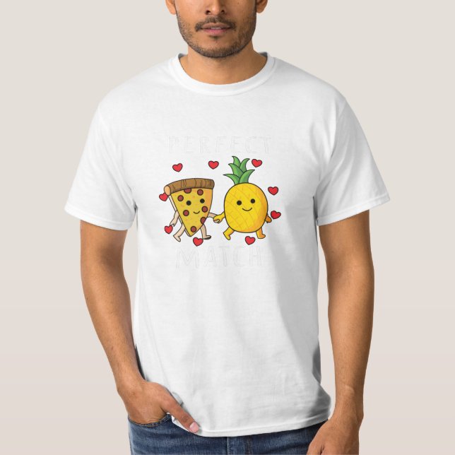 Pizza Hawaii Pineapple Pizza Food T-Shirt (Front)