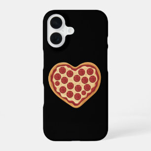 Pizza Heart Shaped Cute Valentine's Day iPhone 16 Case