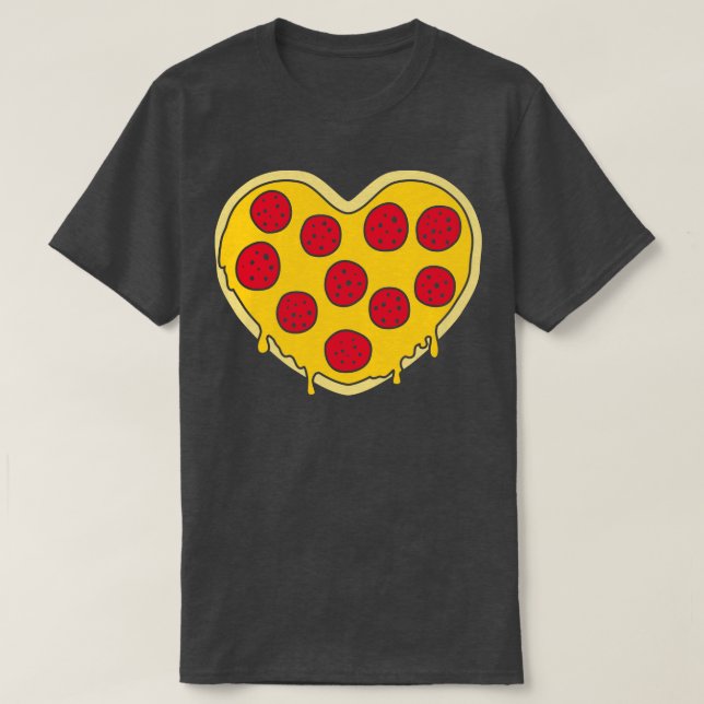 Pizza heart T-Shirt (Design Front)