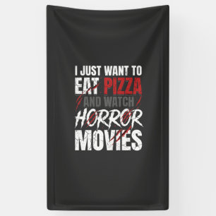 Pizza Horror Movies Halloween Design_1 Banner
