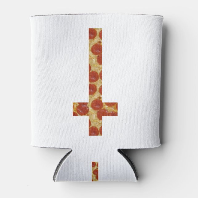 pizza inverted cross can cooler (Front)