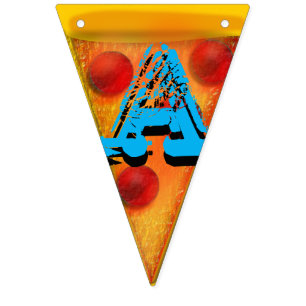 Pizza Is My Bae Pizza Party Bunting Pendants Bunting